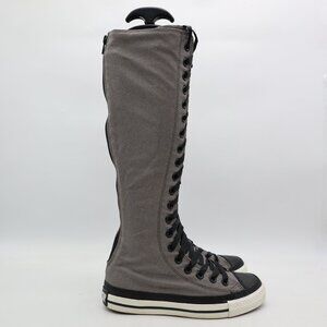 Converse Chuck Taylor All Star XX Hi Women's 6 Knee High Gray Sneakers